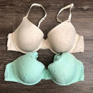 Set of 2 EUC Aerie Bra 38B